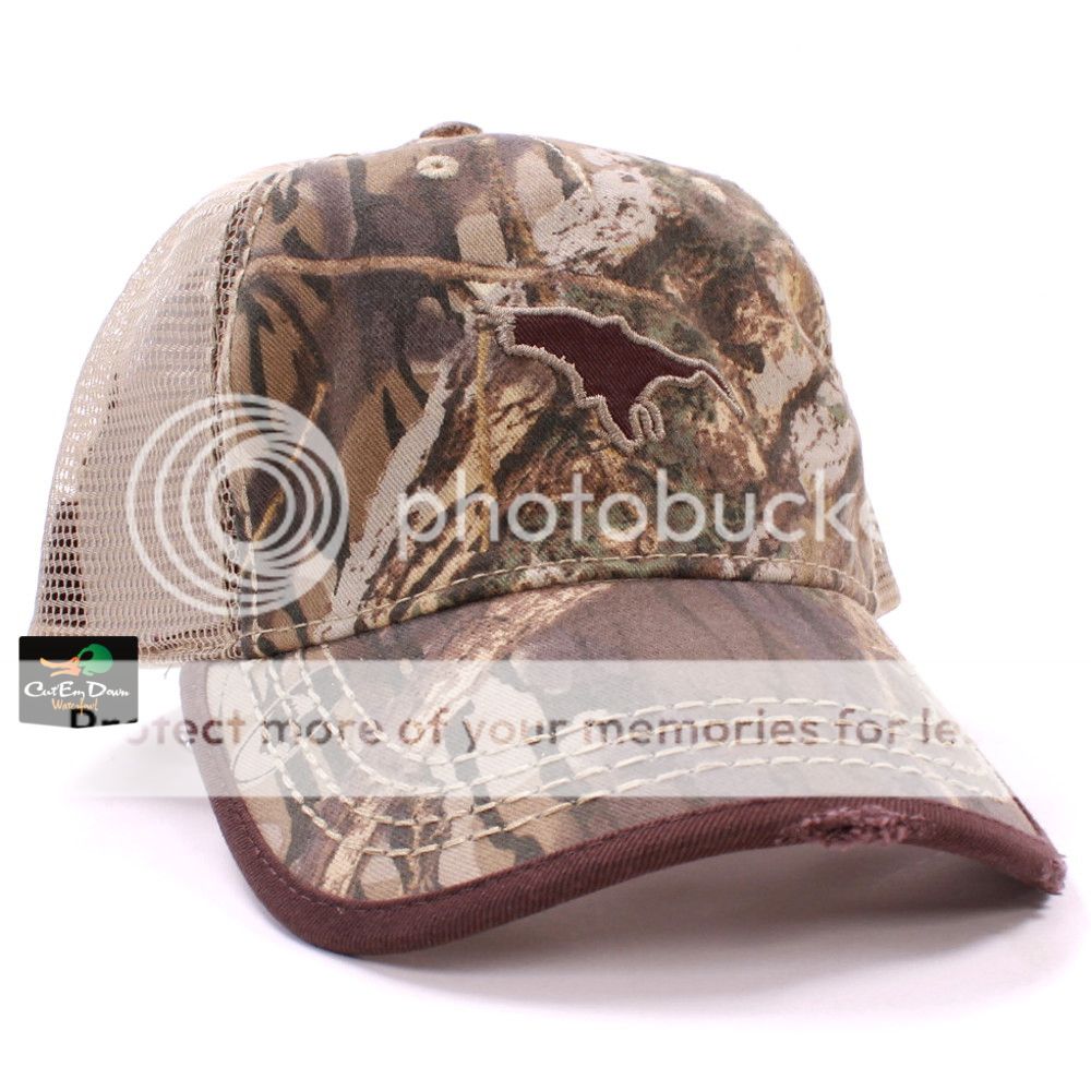 DRAKE WATERFOWL FLYING DUCK LOGO TRUCKER HAT BALL CAP SHADOW BRANCH